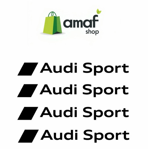 Adesivi audi sport neri - adesivi,