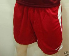 3974 NIKE PANTALONCINI SHORTS PANTALONCINO CALCIO ROSSI TG. L