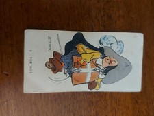 n.2 PORTHOS    figurine i 4 moschettieri perugina buitoni 1936  bioletto (3589)