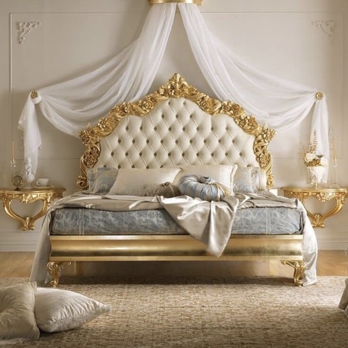 Letto matrimoniale barocco - letto,