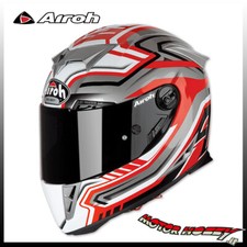 CASCO MOTO INTEGRALE FIBRA AIROH GP 500 RIVAL RED TAGLIA L
