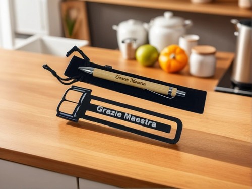 Penna bambu personalizzata in - penna,