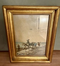 Quadro Antico Olio Su Tavola