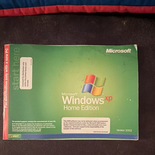 Microsoft windows home - xp,