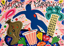 Bruno Donzelli (Napoli 1941) Matisse a Marrakech OPERA Serigrafia polimaterica