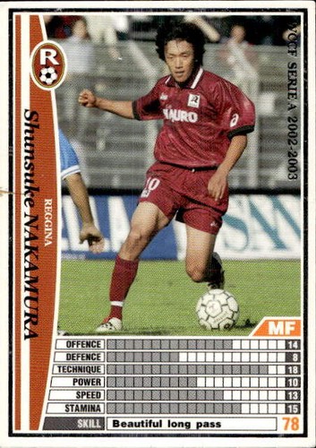 Card soccer wccf - card, panini