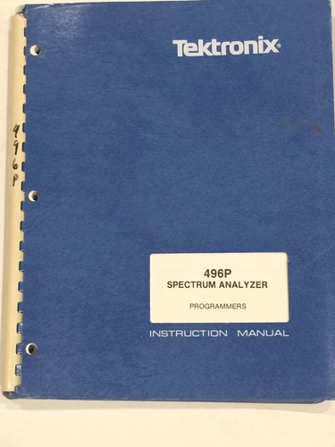 Tektronix 496p analizzatore - tektronix,