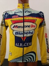 giacca ciclismo wind stopper team MERCATONE UNO BIANCHI MAGNIFLEX TG M
