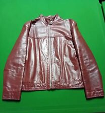 Giacca di Pelle - Katia Vera Pelle - Bordeaux - Usato.