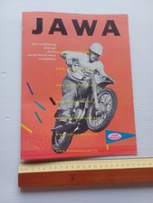 Jawa CZ produzione modelli cross enduro strada 1968 depliant originale USA
