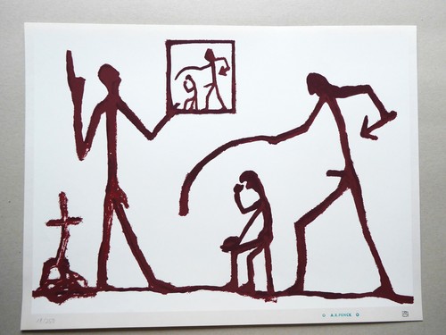 Penck o titel - "o., titel"