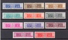 ITALIA**  1947  PACCHI POSTALI RUOTA 11 VALORI