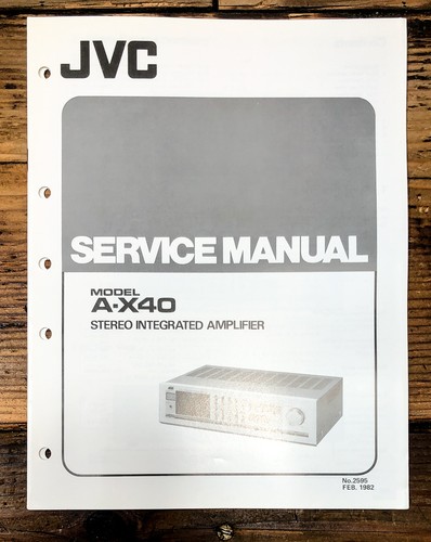 Jvc x40 amplificatore - a-x40,