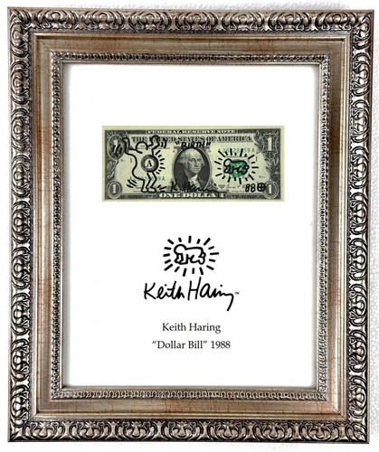 Keith haring dollaro banconota - haring,