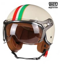 casco moto retrò stile