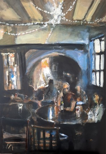Angolo pub quadro originale - angolo, pub.