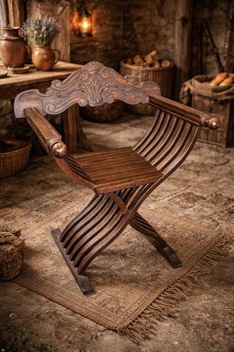 Sedia savonarola legno - savonarola, in
