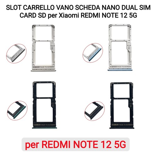 Slot carrello vano scheda nano - carrello,