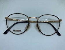 MISSONI M418 frame Italy occhiali da vista vintage metal eyewear glasses retro