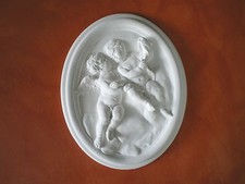 BASSORILIEVO IN GESSO BIANCO PB 040 48x38 cm. ARREDO INTERNI
