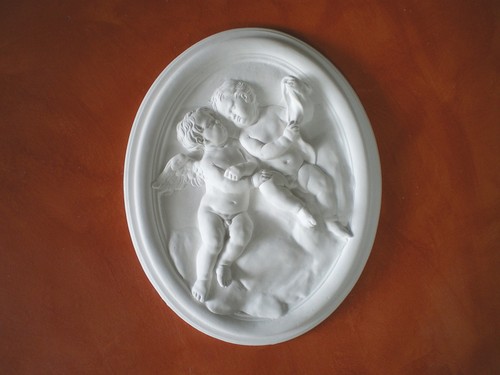 Bassorilievo gesso bianco - in,