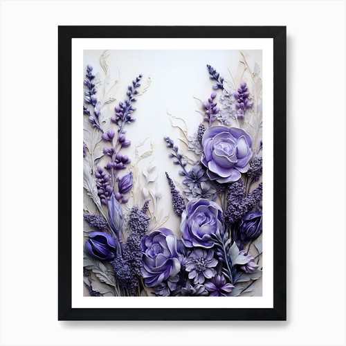 Stampa artistica fiori - , di
