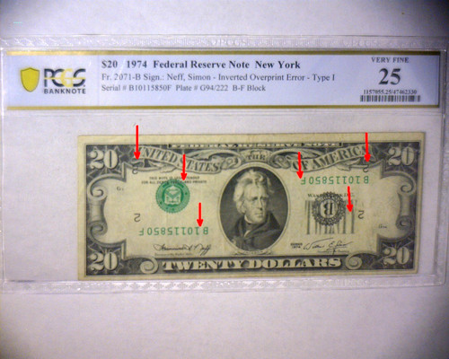 1974 frn dritto - $20, frn🌟