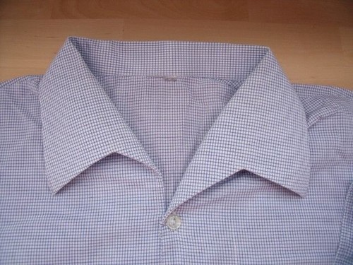 Camicia blu bianca - blu, e