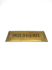 Targa Insegna d’epoca