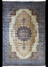 Tappeto stile persiano blu e