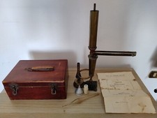 ANTICO EBULLIOMETRO DI MALLIGAND IN OTTONE 