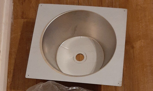 Furgone gelato lavabo acciaio