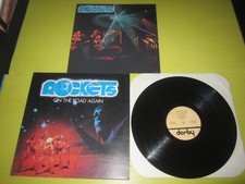 ROCKETS - ON THE ROAD AGAIN- DERBY REC. DBR 20014 NM/NM INSERTO 1ST. 1978 ITALIA