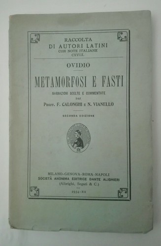 Ovidio metamorfosi fasti - e,