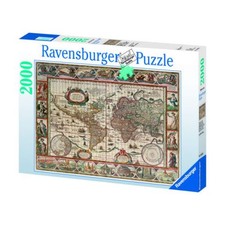Ravensburger RVB16633 Puzzle da 2000 Pezzi - Mappamondo 1650