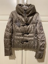 Geospirit Vero Piumino D’oca,Donna,taglia 42,colore beige scuro.Ottime condizion