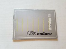 Benelli 125 Enduro 1975 manuale uso Italiano originale moto owner's manual