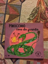 Mini Libro Mondadori N.49 Pinocchio Cane Da Guardia Del 1966
