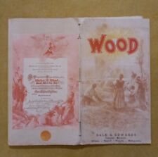 1892ca Walter A. Wood - agente Bale & Edwards - attrezzi per agricoltura