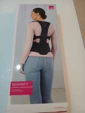 busto ortopedico per osteoporosi SPINOMED V.  Taglia XS colore blu scuro, usato.