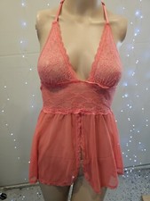 Victoria's Secret Orange Mesh