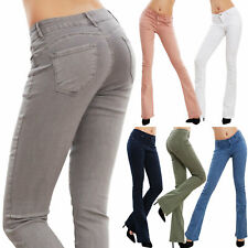 Jeans donna push up pantaloni zampa elefante campana slim TOOCOOL F36-M6129