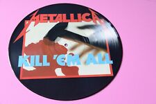 METALLICA LP PICTURE KILL EM ALL ORIG UK 1986 EX !!!!!!!!!!!!!!!!