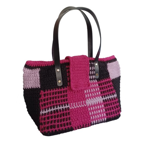 Borsa grande uncinetto - , donna