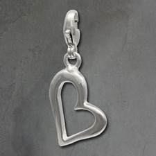 Silberdream charm cuore lucido - cuore,