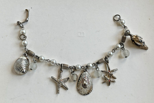 Bracciale vintage charm - charm, perle