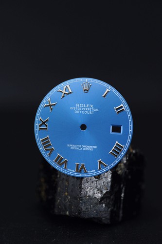 Rolex zifferblatt blau - zifferblatt, (blue