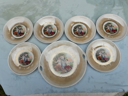 Servizio dolce piatti - servizio,