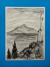 Disegno Presso Napoli Vesuvio