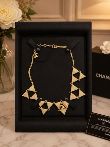 Chanel 24k plated and - chanel, diamond